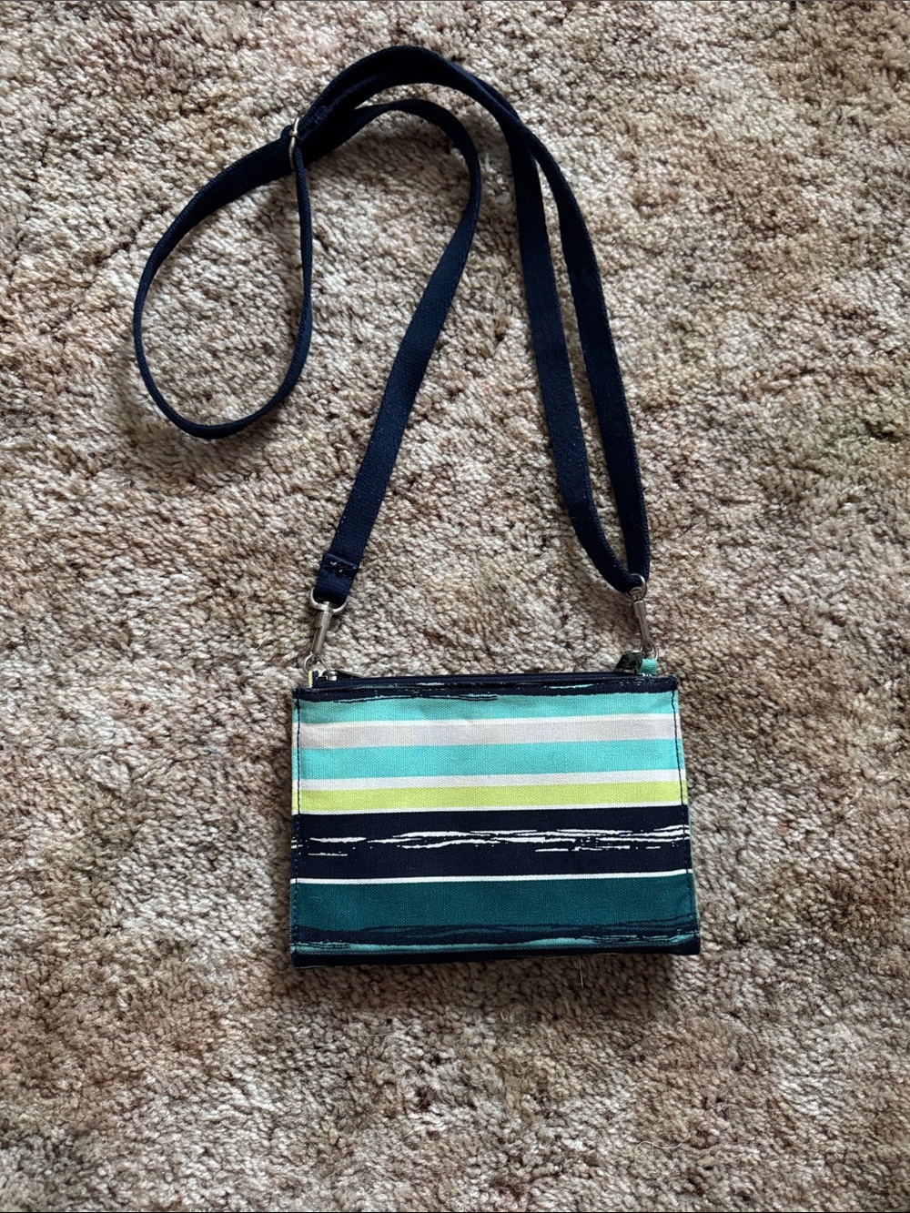 THIRTY-ONE CROSS TOWN SEA STRIPE CROSSBODY/WALLET